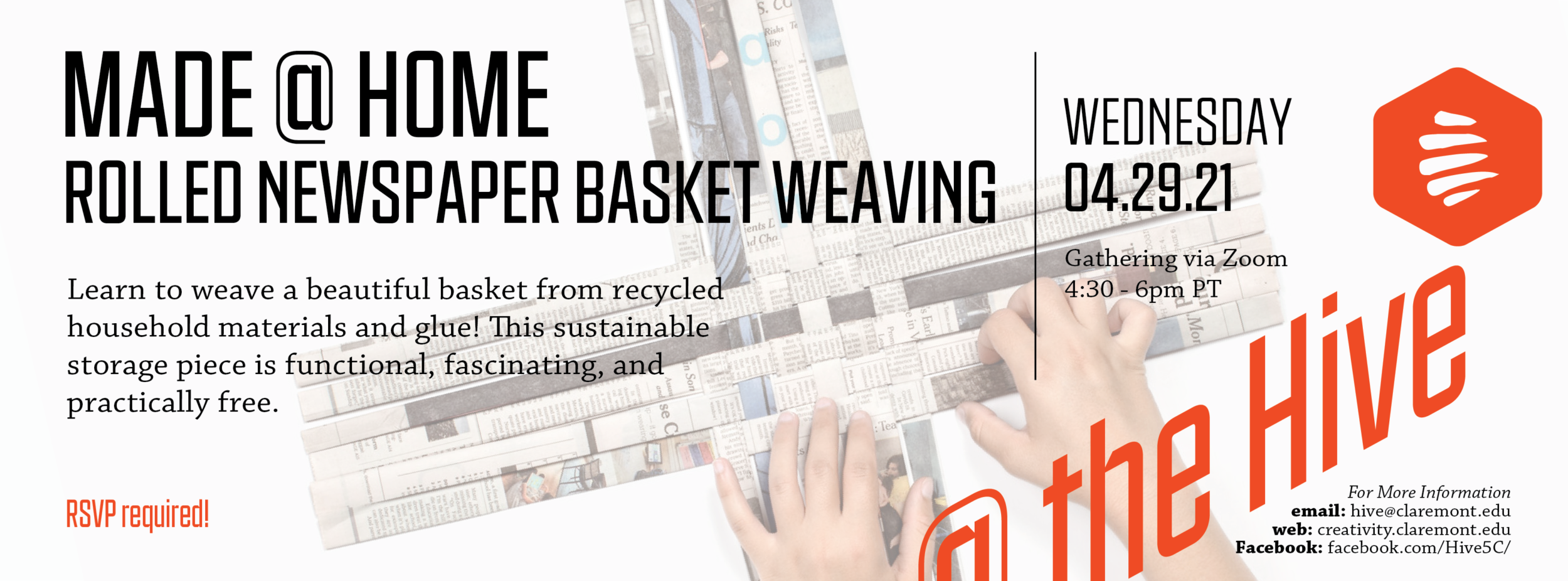 Made @ Home: Rolled Newspaper Basket Weaving - The Hive